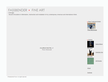 Tablet Screenshot of fassbendergallery.com